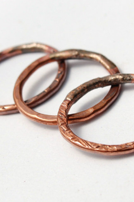 Rings made sale of copper